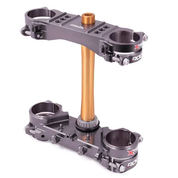 XTrig ROCS Tech Triple Clamp Set Honda - Anthracite Grey