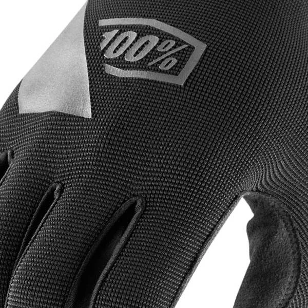 100% Ridecamp Kids Black Gloves - Image 2