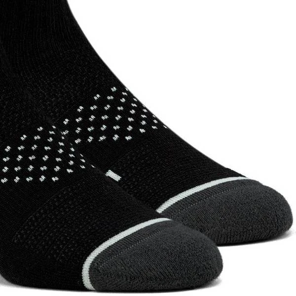 100% Torque Comfort Moto Black Steel Grey Socks - Image 2