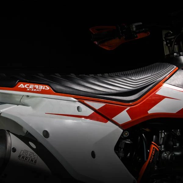 Acerbis Racing X-Seat New Shape - Husqvarna Black Blue - Image 2