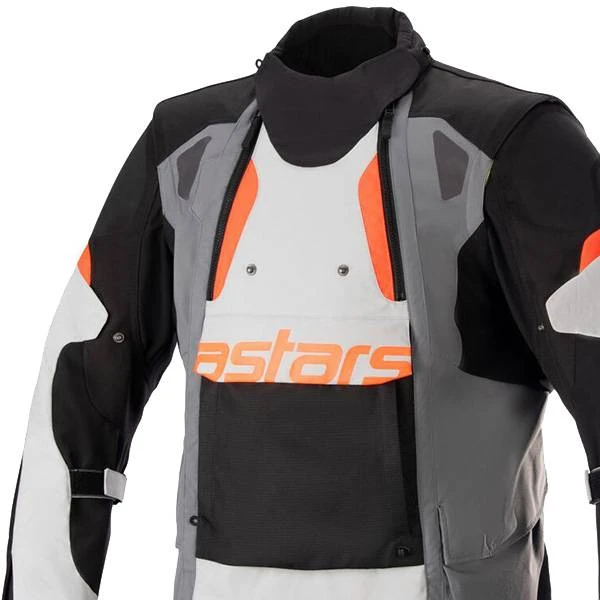 Alpinestars Halo Drystar Dark Grey Ice Grey Black Enduro Jacket - Image 2