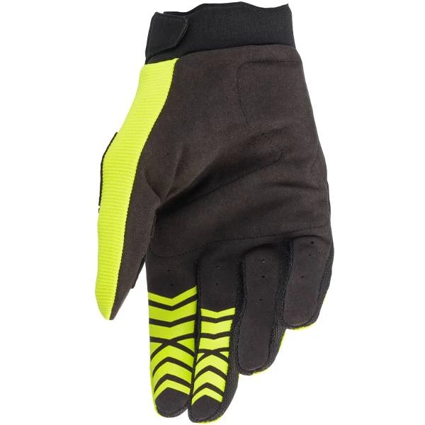 Alpinestars Kids Full Bore Yellow Fluo Gloves - Image 2