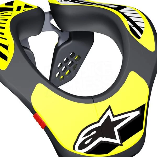 Alpinestars Kids Neck Support - Black Flo Yellow - Image 2