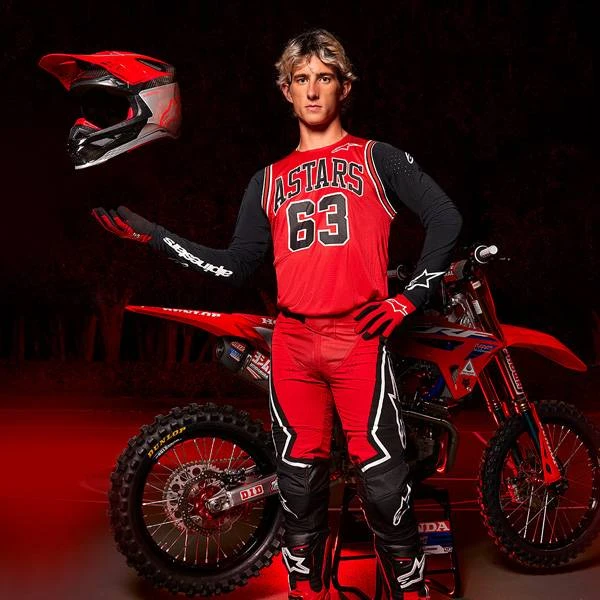 Alpinestars Kids Racer Acumen LE Red Black White Jersey - Image 2