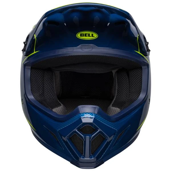 Bell MX9 MIPS Zone Gloss Navy Retina Helmet - Image 2
