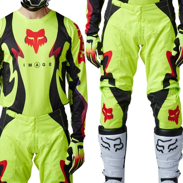 Fox Racing 180 Kozmik Flo Yellow Kit Combo - Image 2