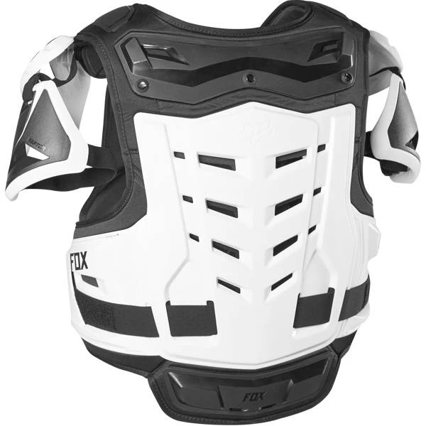 Fox Racing Raptor Vest Black White Body Protector - Image 2