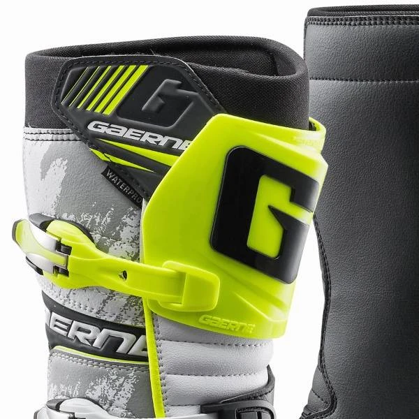 Gaerne Balance Classic White Yellow Black Trials Boots - Image 2