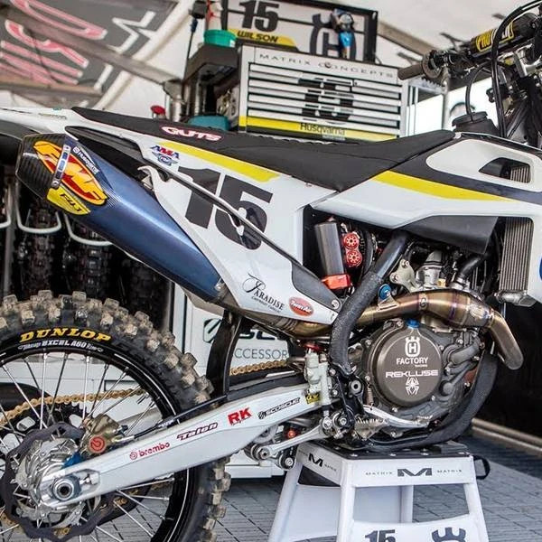 Guts Racing Husqvarna RJ Wing Style Black Seat Cover - Image 2