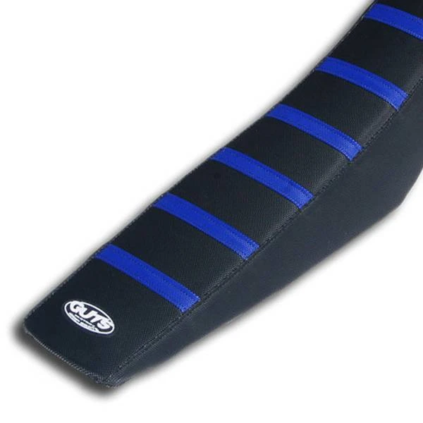 Guts Racing Suzuki Black Blue Rib Seat Cover - Image 2