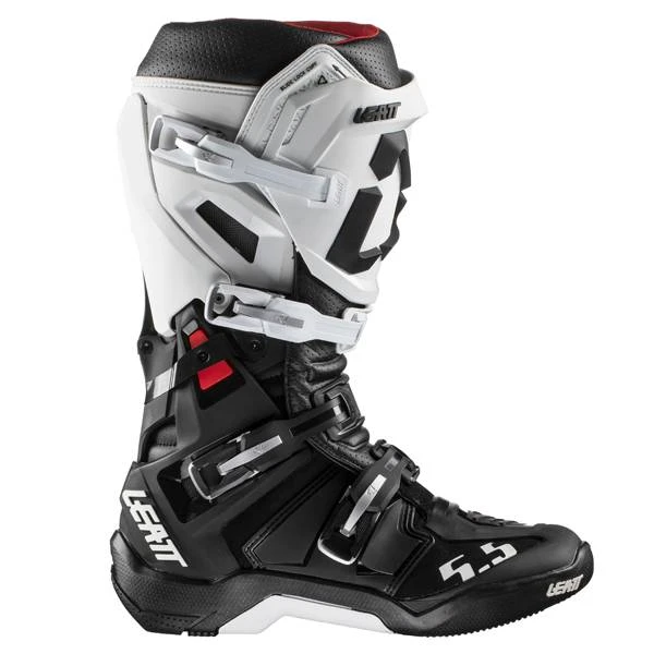 Leatt GPX 5.5 Flexlock White Black Boots - Image 2