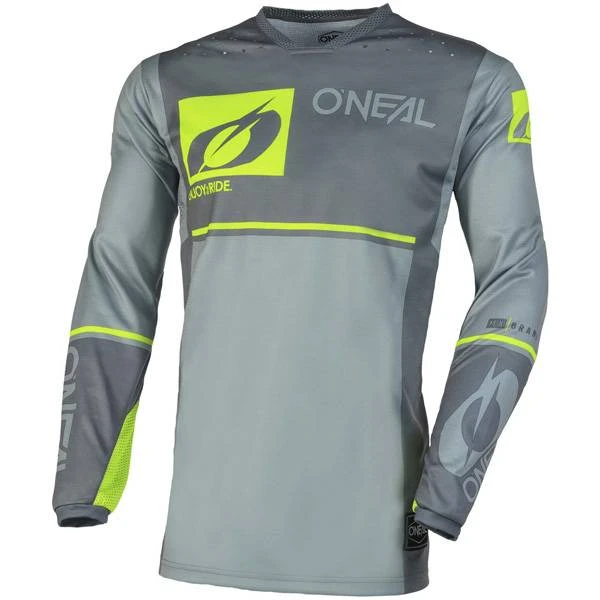 ONeal Hardwear Flow V23 Grey Neon Yellow Kit Combo - Image 2