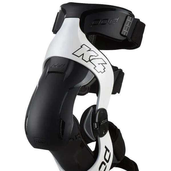 POD MX K4 2.0 White Knee Brace - Pair - Image 2