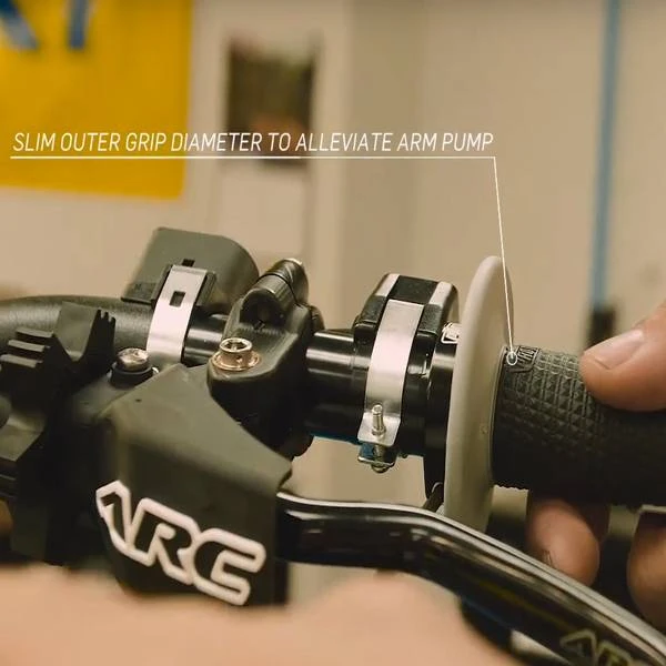 Pro Taper Clamp On Blue Grey Pillow Top Grips - Image 2