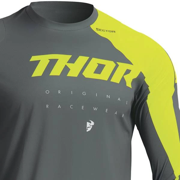 Thor Sector Edge Grey Acid Jersey - Image 2