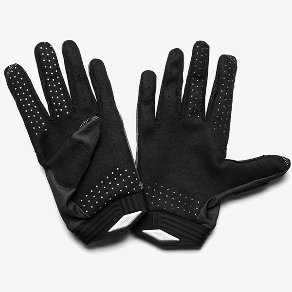 100% ITrack Kids Black Motocross Gloves - Image 3