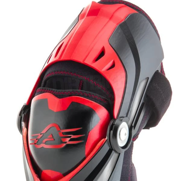 Acerbis Gorilla Knee Guards - Black Red - Image 3