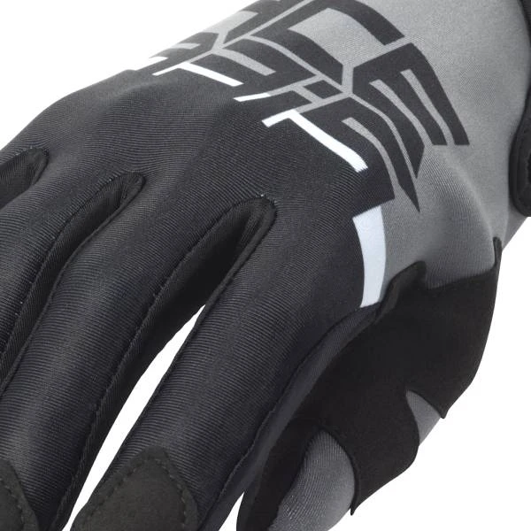 Acerbis Neoprene 3.0 Black Grey Motocross Gloves - Image 3