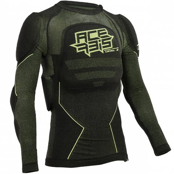 Acerbis Kids X-Fit Future Black Yellow Fluo Body Armour - Image 3