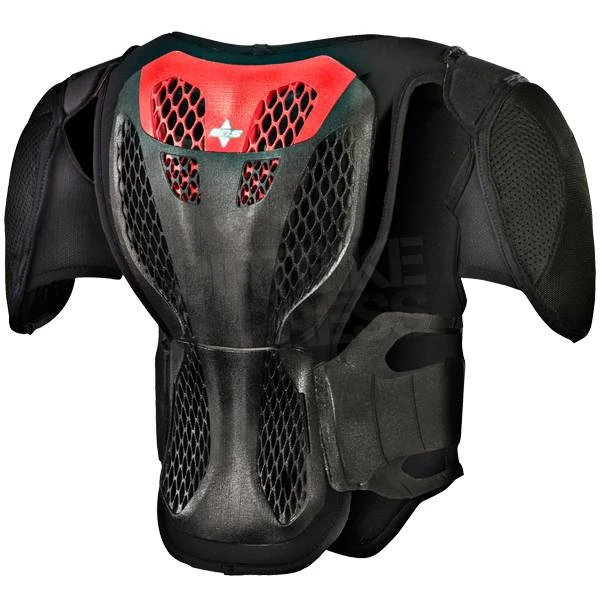 Alpinestars Kids A5 Body Armour - Black Red - Image 3