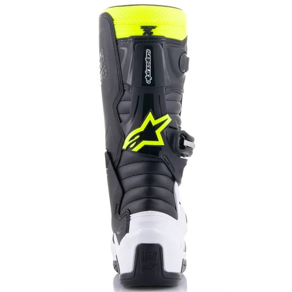 Alpinestars Kids Boots Tech 7S Black Enamel Blue Yellow Fluo - Image 3