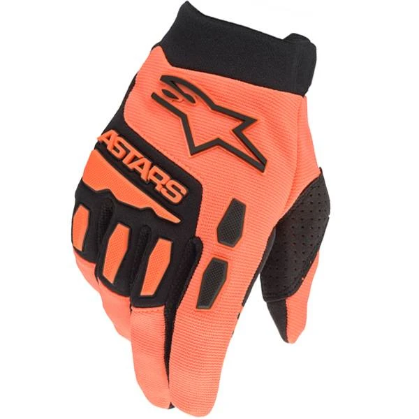 Alpinestars Kids Full Bore Orange Black Gloves - Image 3