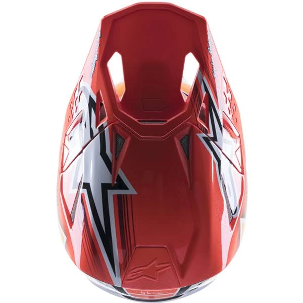 Alpinestars Supertech SM10 TLD Edition 23 Firestarter Red Helmet - Image 3