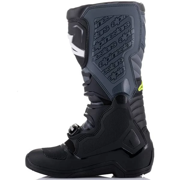 Alpinestars Tech 5 Black Cool Grey Yellow Boots - Image 3