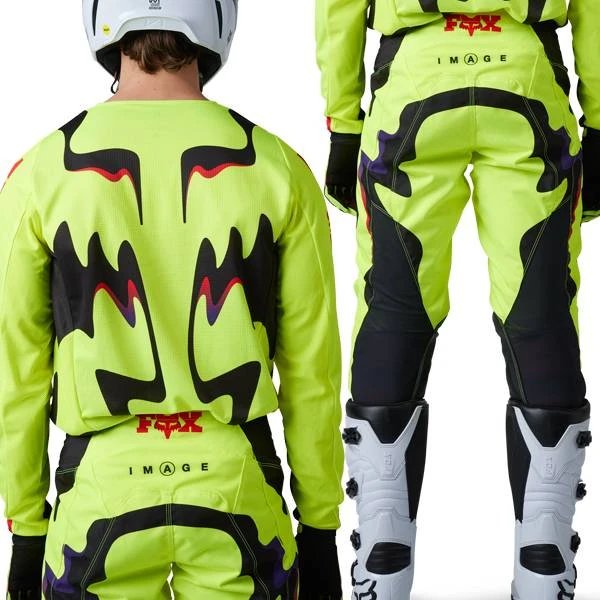 Fox Racing 180 Kozmik Flo Yellow Kit Combo - Image 3