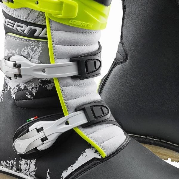 Gaerne Balance Classic White Yellow Black Trials Boots - Image 3