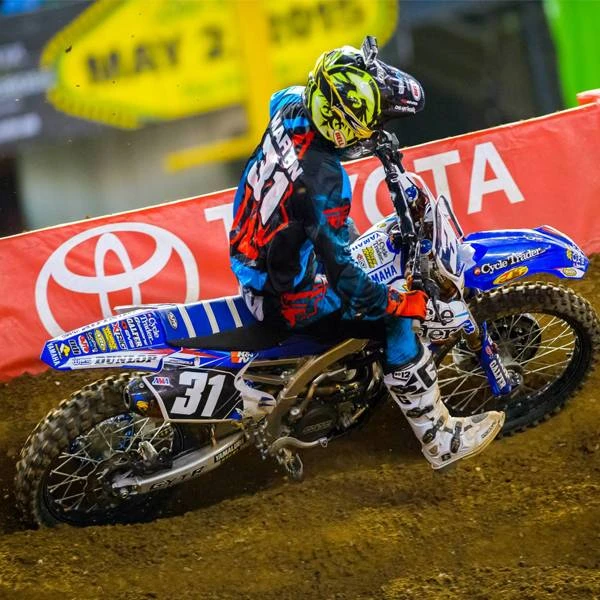 Guts Racing Husqvarna Black Yellow Rib Seat Cover - Image 3