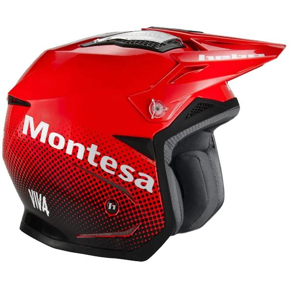 Hebo Zone 5 Montesa Classic Red Trials Helmet - Image 3