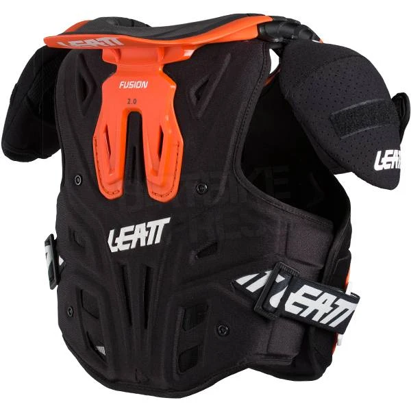 Leatt Fusion 2.0 Kids Orange Body Armour & Neck Brace - Image 3