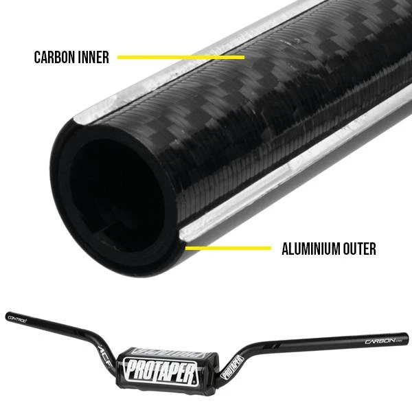 Pro Taper ACF Carbon Core Handlebar - Black - Image 3