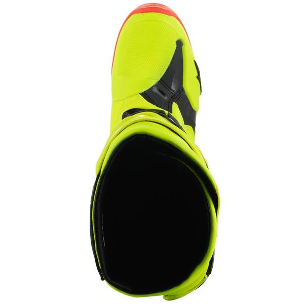 Alpinestars Tech 10 Yellow Fluo Black Red Fluo Boots - Image 3