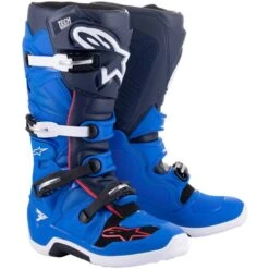 Alpinestars Tech 7 Alpine Blue Night Navy Bright Red Boots