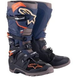 Alpinestars Tech 7 Enduro Drystar Black Night Navy Warm Grey Boots