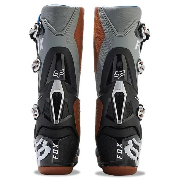 Fox Racing Black Grey Instinct 2.0 Motocross Boots - Image 2