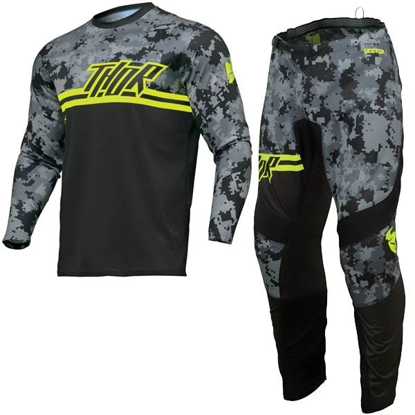 Thor Kids Sector Digi Black Camo Kit Combo