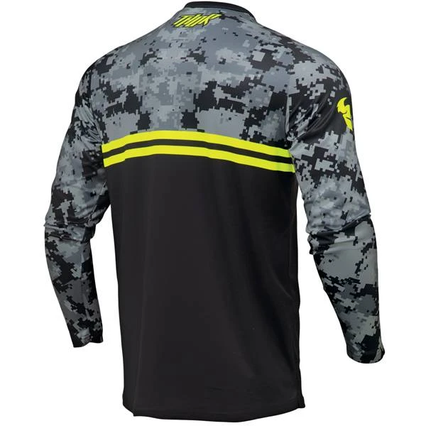 Thor Kids Sector Digi Black Camo Jersey - Image 2
