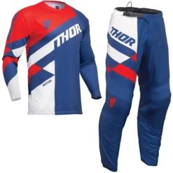 Thor Kids Sector Checker Navy Red Kit Combo