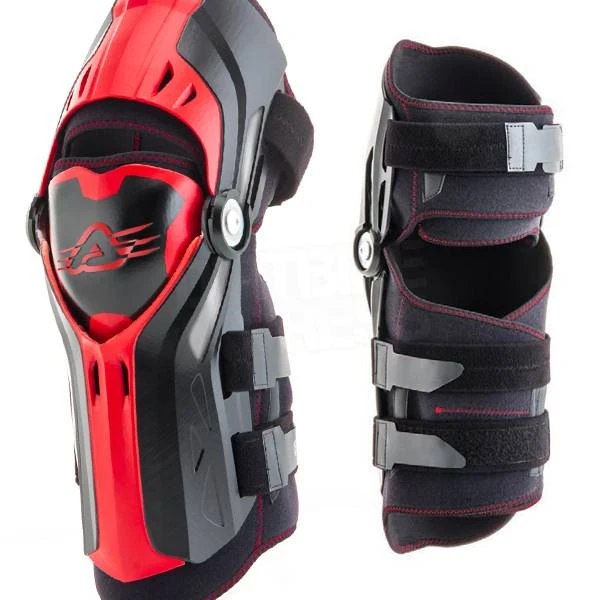 Acerbis Gorilla Knee Guards - Black Red - Image 4