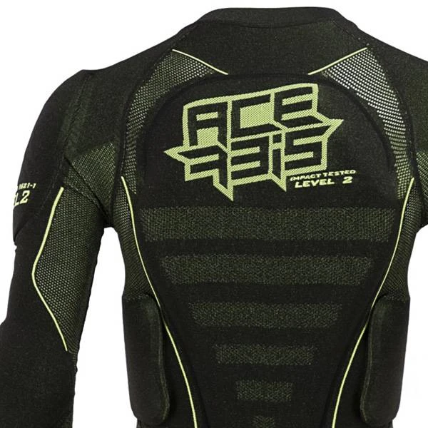 Acerbis Kids X-Fit Future Black Yellow Fluo Body Armour - Image 4