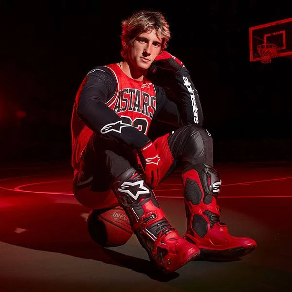 Alpinestars Kids Racer Acumen LE Red Black White Jersey - Image 4