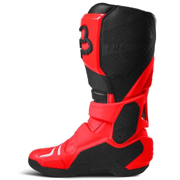 Fox Racing Fluo Red Instinct 2.0 Motocross Boots - Image 4