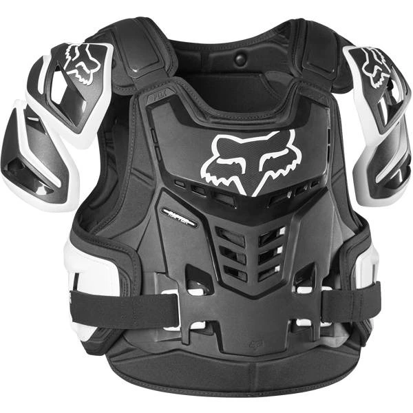 Fox Racing Raptor Vest Black White Body Protector - Image 4