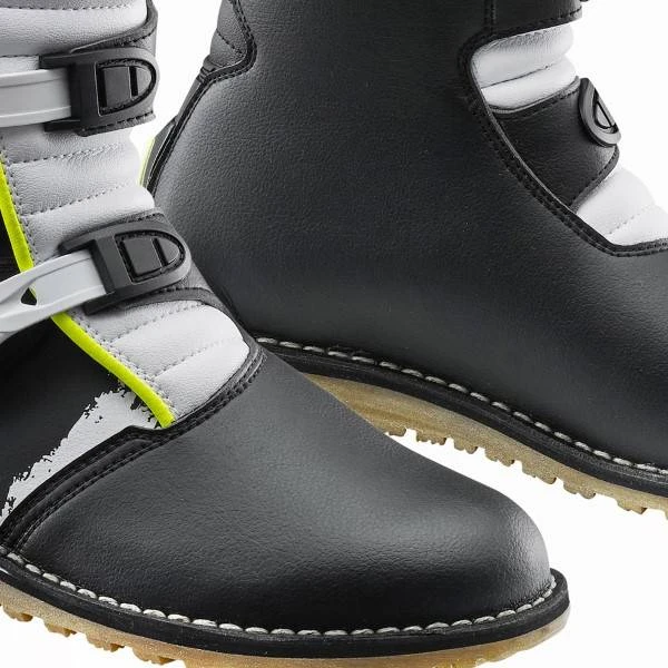 Gaerne Balance Classic White Yellow Black Trials Boots - Image 4
