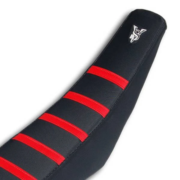 Guts Racing Honda Red White Rib Seat Cover - Image 4