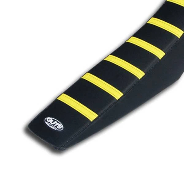 Guts Racing Husqvarna Black Yellow Rib Seat Cover - Image 4
