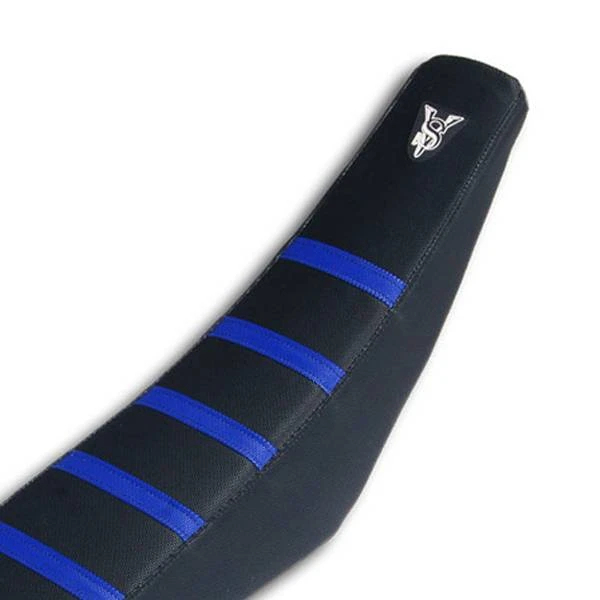 Guts Racing Suzuki Black Blue Rib Seat Cover - Image 4